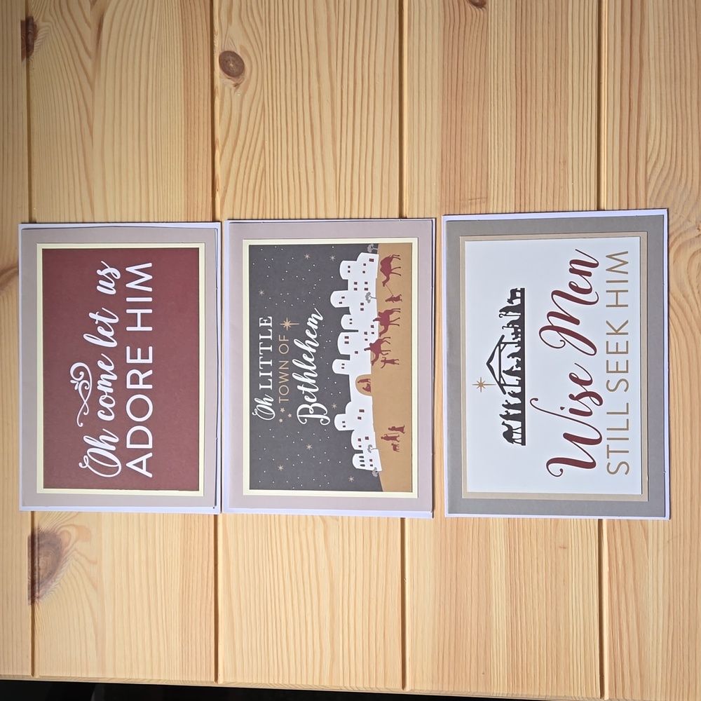 Handmade Christmas Cards 5x7